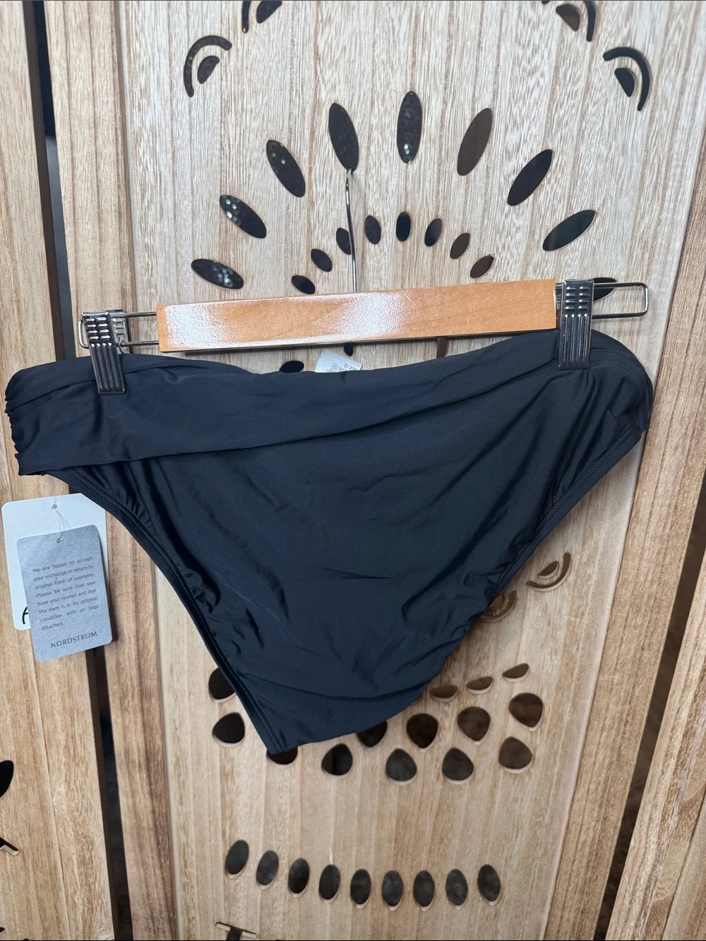 Athleta Black Women's Bikini Bottom - Ruched Sides